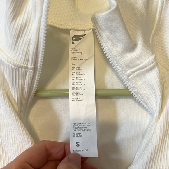 Fabletics Seamless Cropped Zip Jacket - Picture 6 of 6